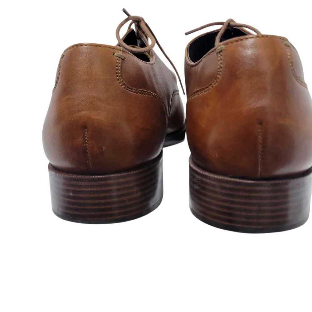 Cole Haan C24157 Grand OS Light Brown Leather Oxford Shoes Men’s Size 10.5M
